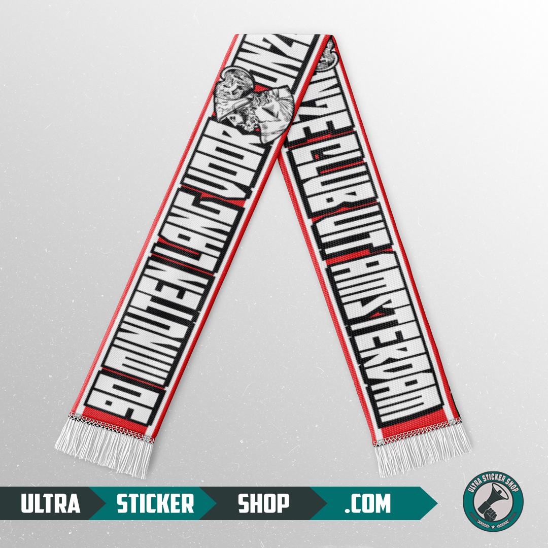 Sticker Rau Lang 90 Minuten lang voor onze club uit Amsterdam Sjaal | Ultrastickershop