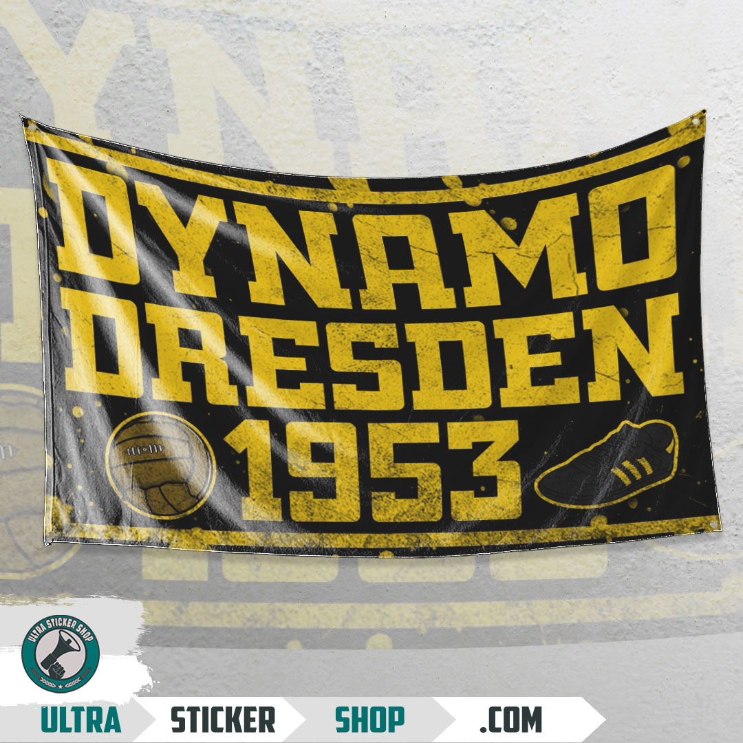 Buy Dynamo Dresden 1953 2.0 Flag Stickers | Ultrastickershop
