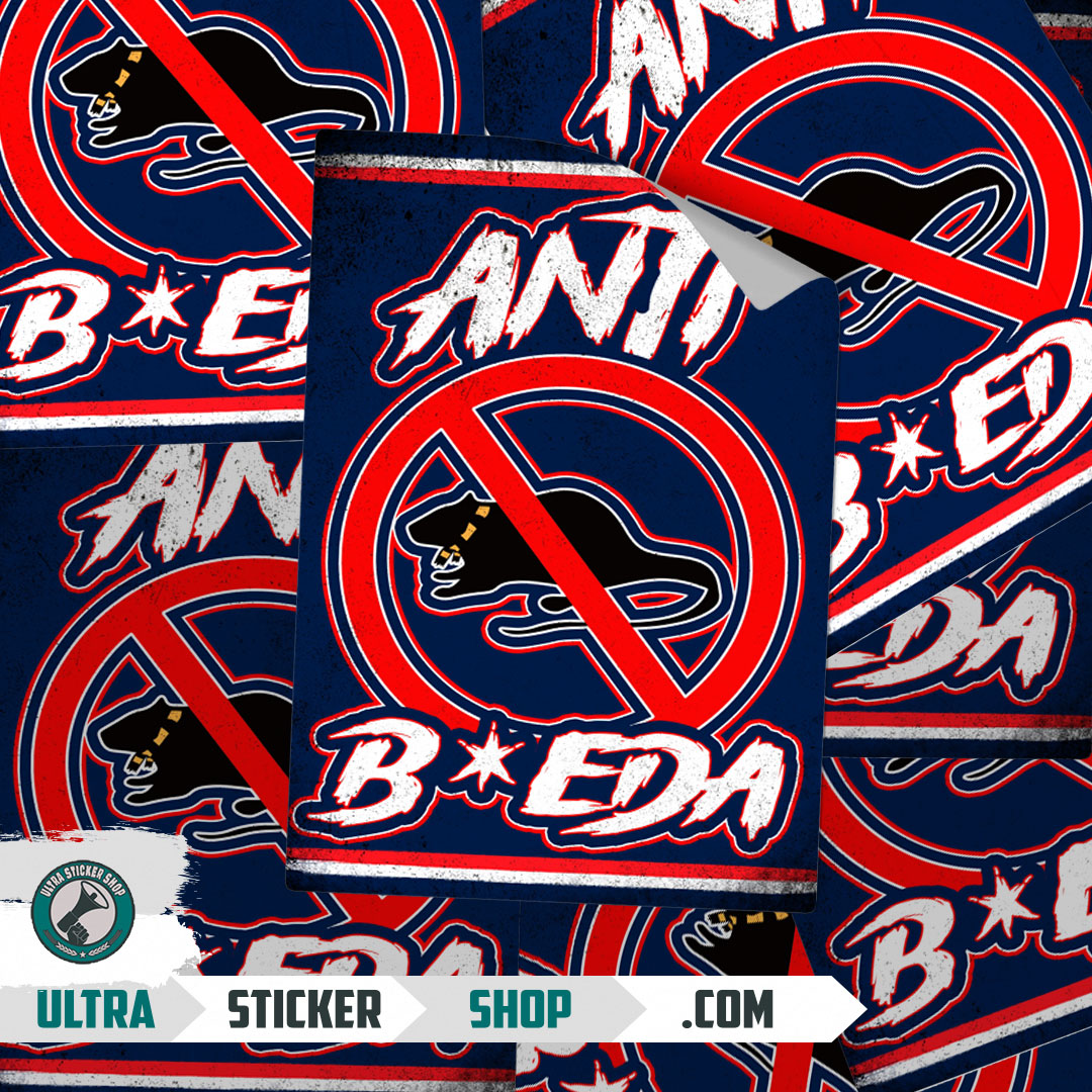 Anti B*eda Stickers | Ultrastickershop