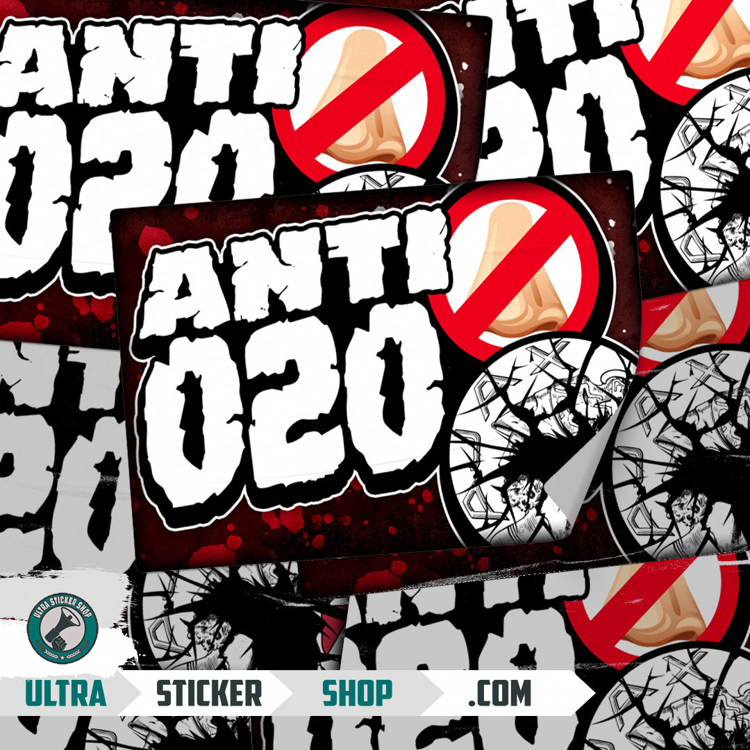 Anti 020 Stickers | Ultrastickershop