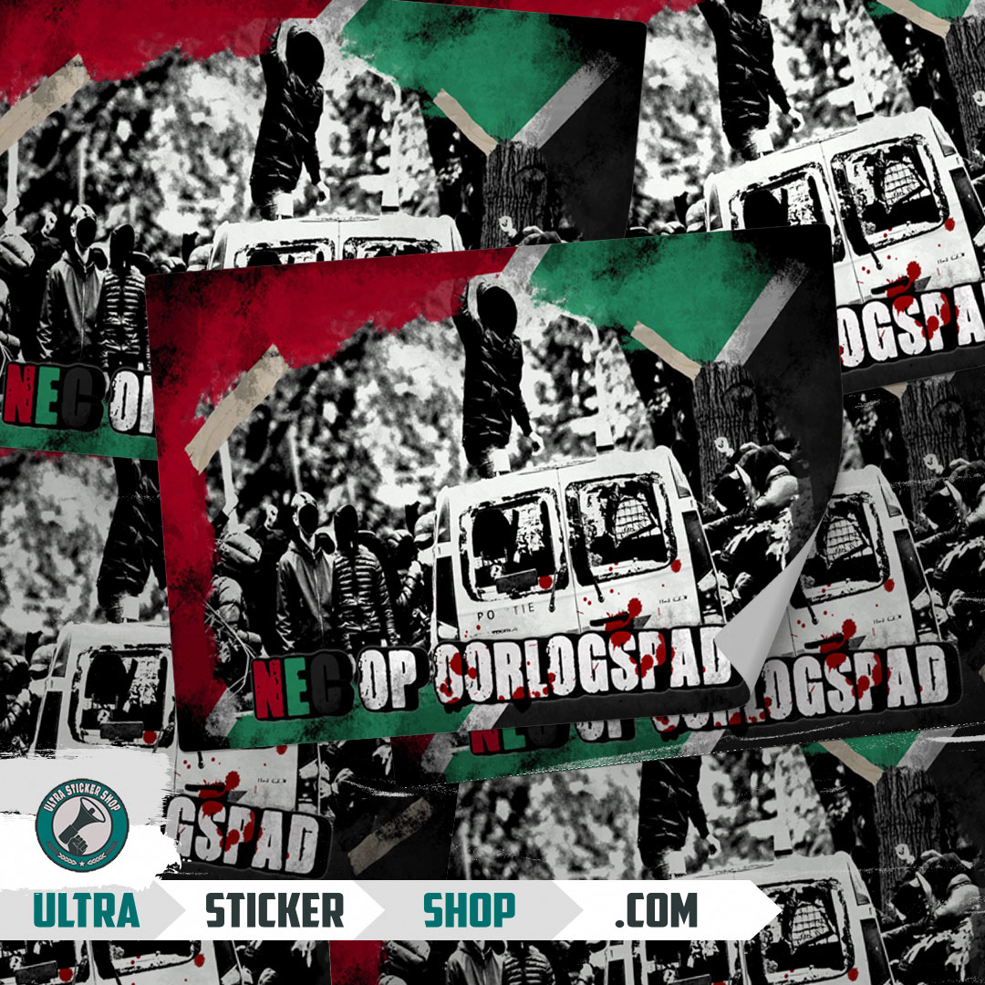 Nec Code Sticker NEC op oorlogspad Stickers | Ultrastickershop