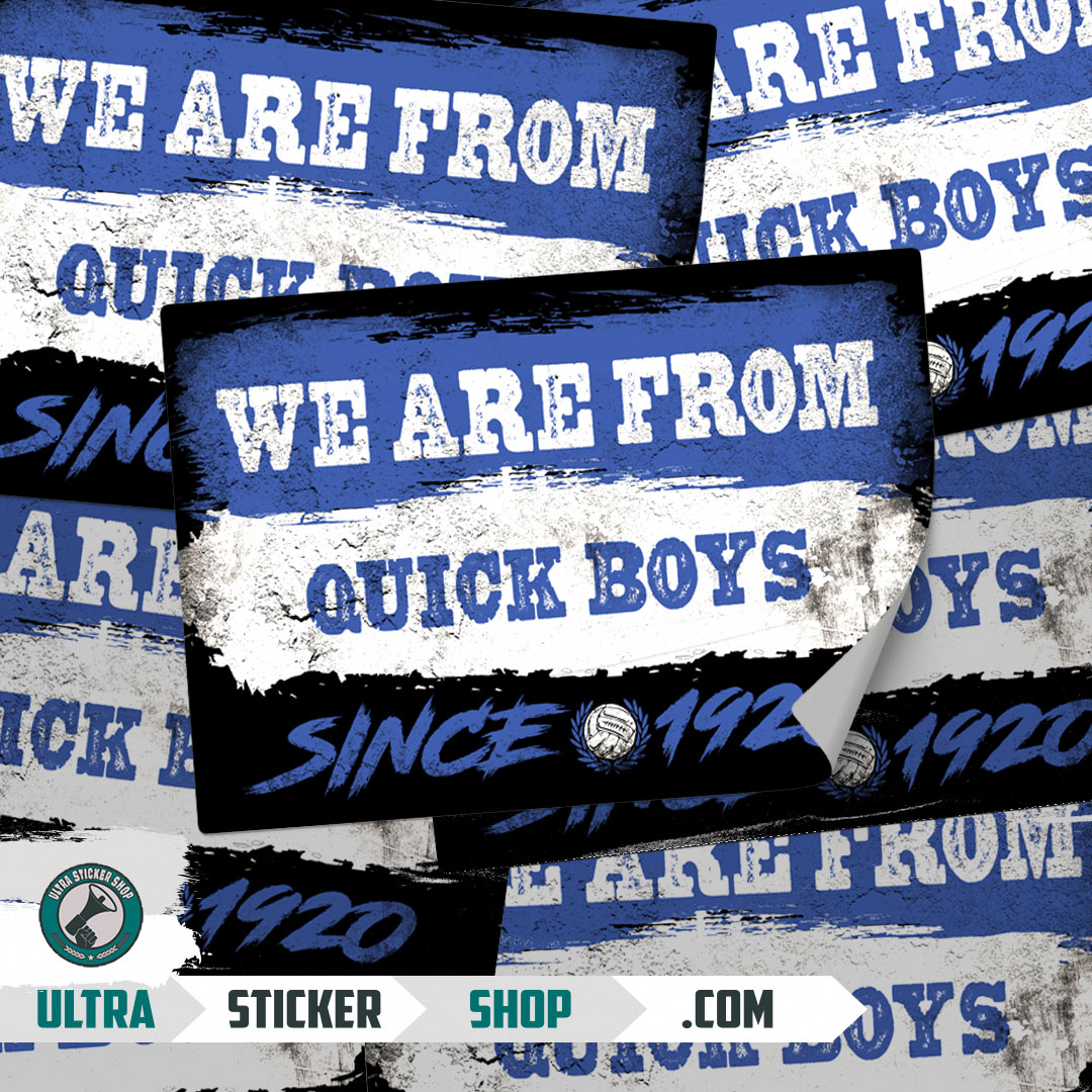 Quick One Sticker We are from Quick Boys since 1920 Stickers Stickers Kopen ...