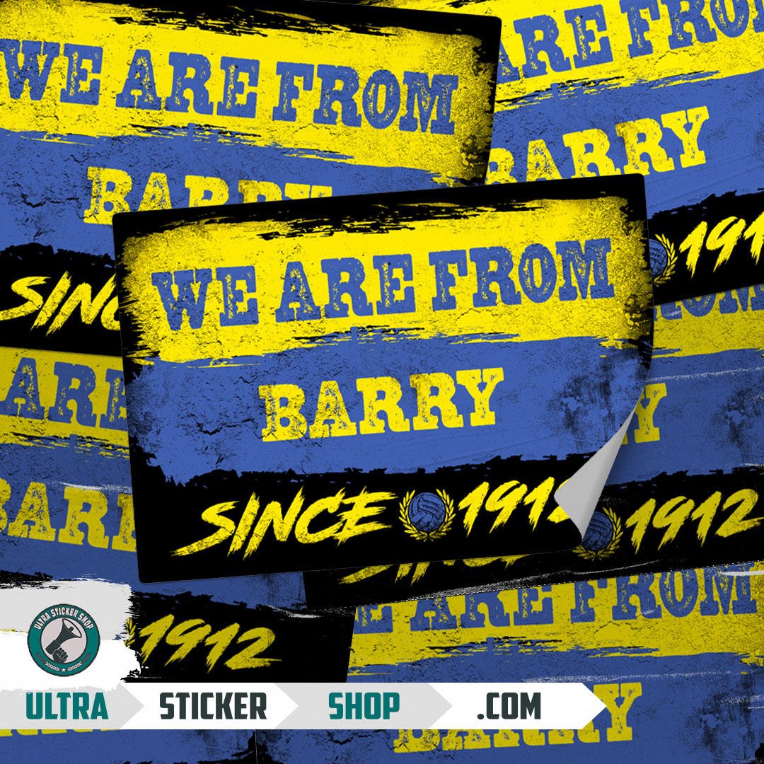 Buy We are from Barry since 1912 Stickers Stickers | Ultrastickershop