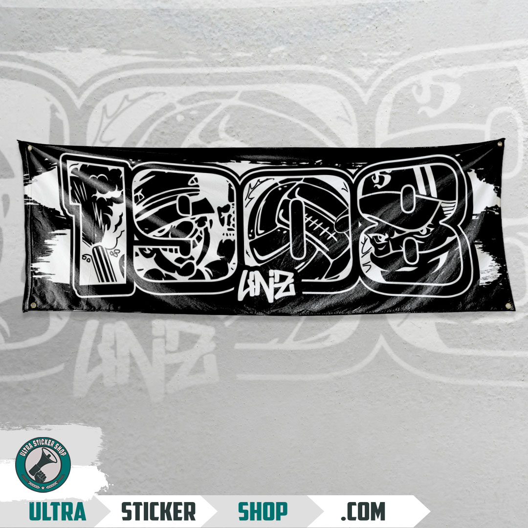 Linz Sticker Buy 1908 Linz Flag Stickers | Ultrastickershop