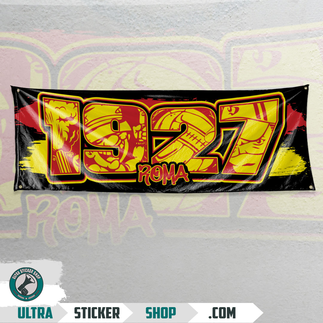 Opre Roma Sticker Buy 1927 Roma Flag Stickers | Ultrastickershop