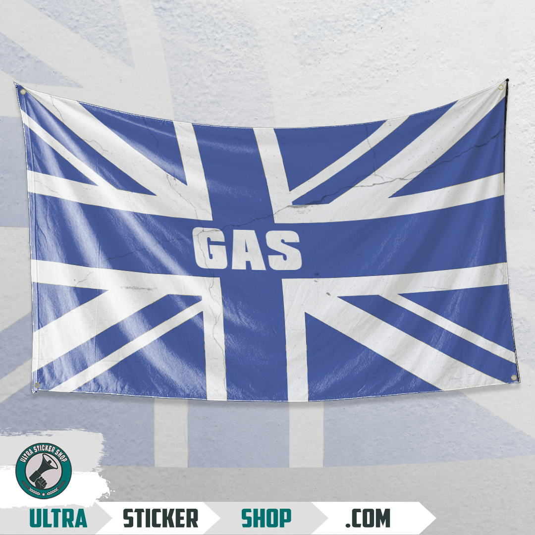 Gas Union Jack Flag | Ultrastickershop