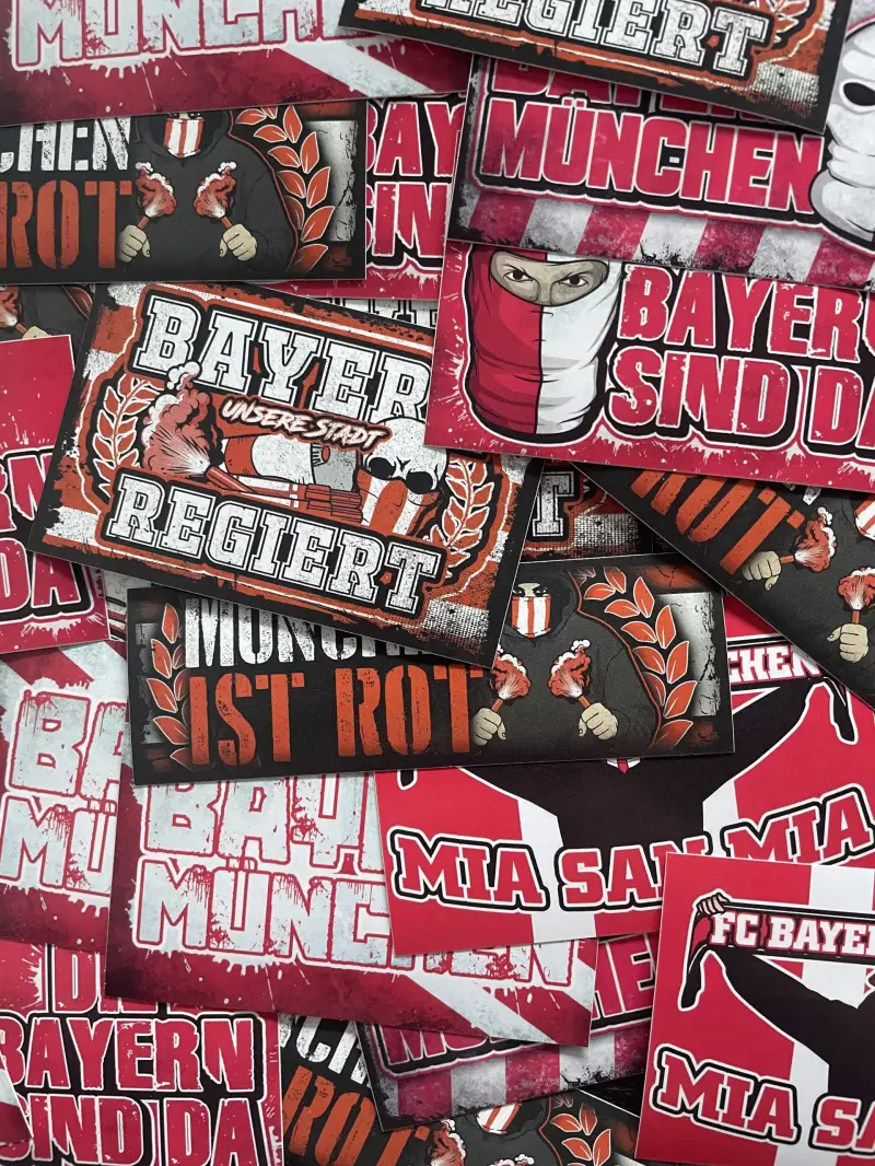 Buy München (Rot) Sticker-Mix Stickers | Ultrastickershop
