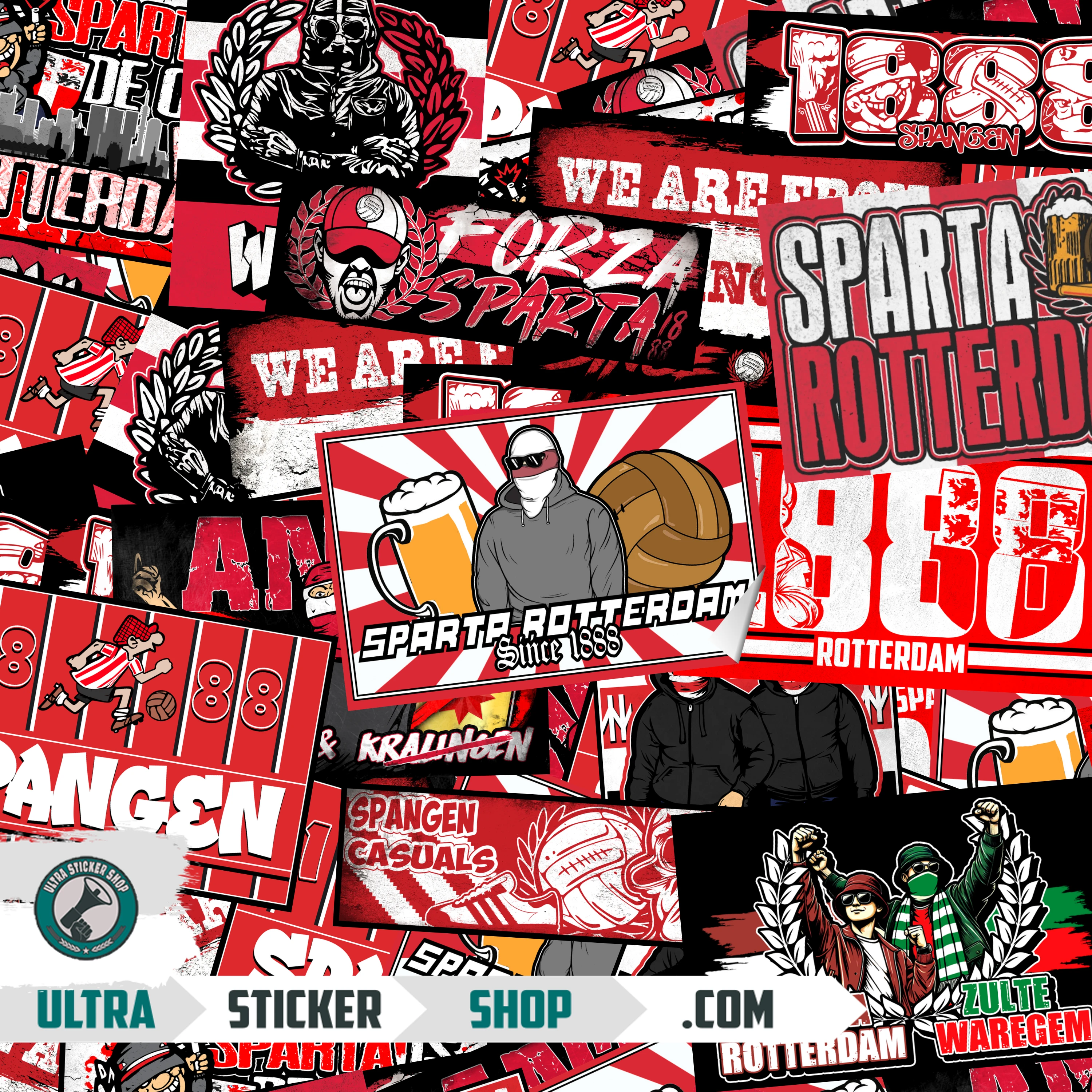 Spangen Sticker-Mix Stickers Kopen | Ultrastickershop